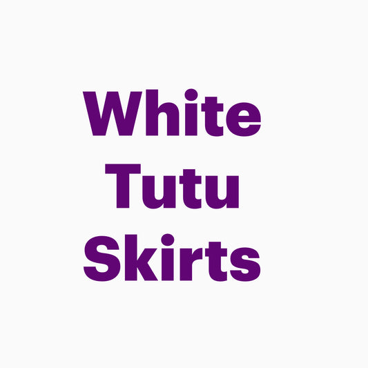 White tutu skirts