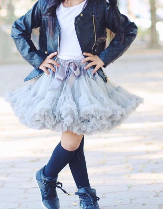 Gray tutu skirt