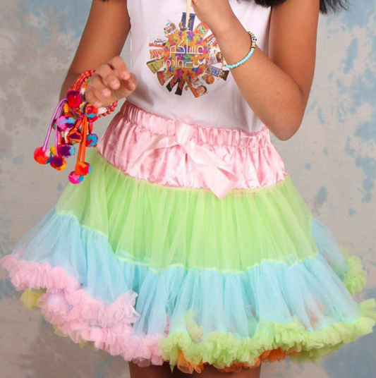 Colorful tutu skirts