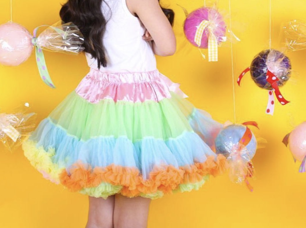 Colorful tutu skirts